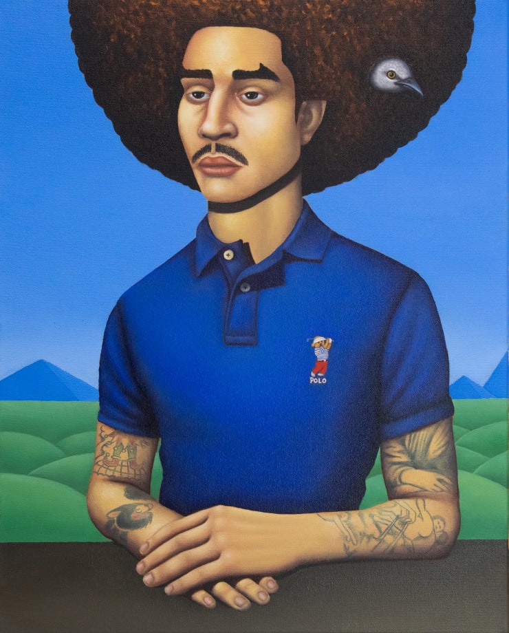 Jake Troyli, Untitled (self-portrait of artist), 2020