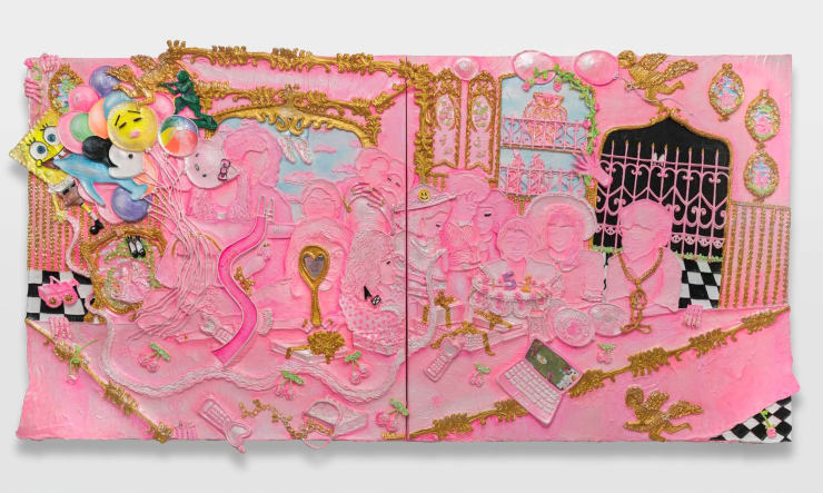 Yvette Mayorga, The Enchanted Party After François Boucher, The Enchanted Home, 2022