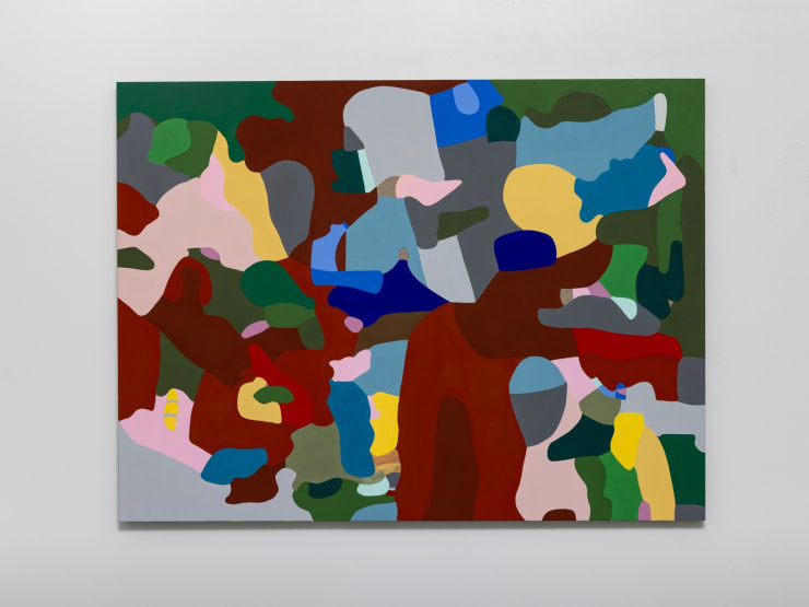 Candida Alvarez cbob 2, 2024 acrylic on linen 60 x 80 in 152.4 x 203.2 cm