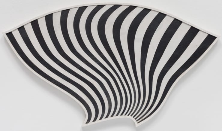 Dan Gunn Nilly Fan, 2015 Dye, UV absorbent lacquer, plywood 18 x 31 1/2 in. 45.72 x 80.01 cm