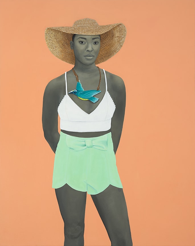 Amy Sherald, All the Unforgotten Bliss (the Early Bird), 2017