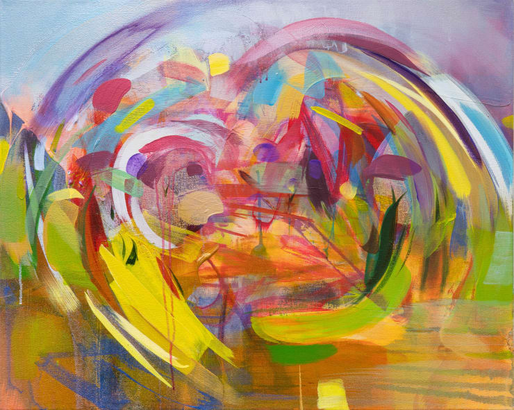 Ben Murray Flowers I, 2020 acrylic on muslin 24 x 30 in 61 x 76.2 cm