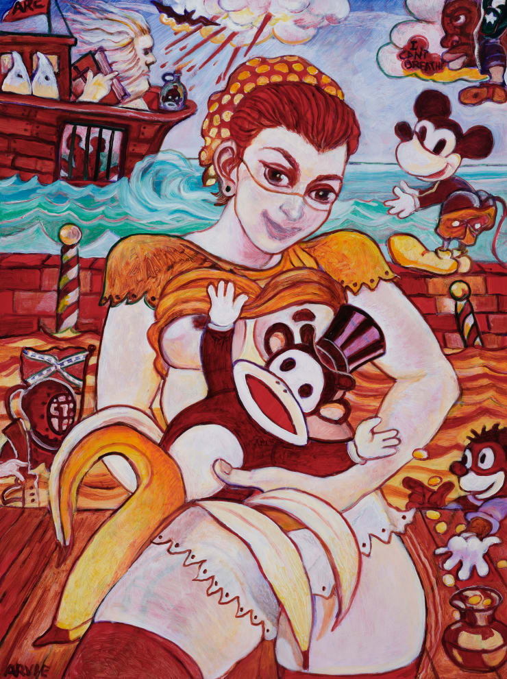Arvie Smith Miss Chiquita, 2020 oil on canvas 40 x 30 in 101.6 x 76.2 cm
