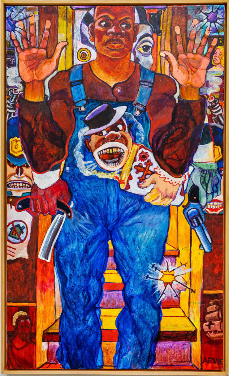 Arvie Smith, Hand Against the Wall, 2020