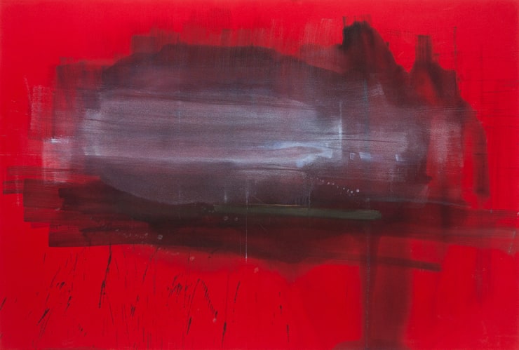 Ben Murray INT/EXT. LANDSCAPE - DAY (Retinal Burn), 2017 acrylic and ink on canvas 54 x 80 in. 137.2 x 203.2 cm