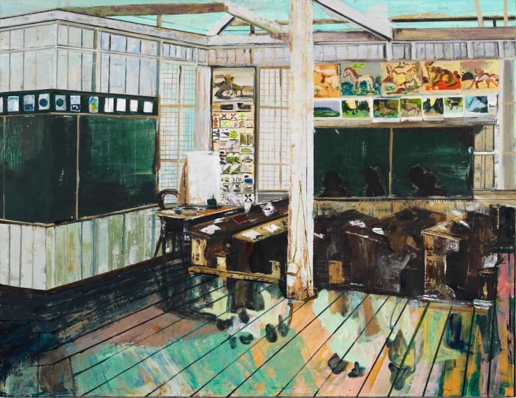 Maia Cruz Palileo They Dreamed in English, 2018 oil on canvas 48 x 62 in. 121.9 x 157.5 cm