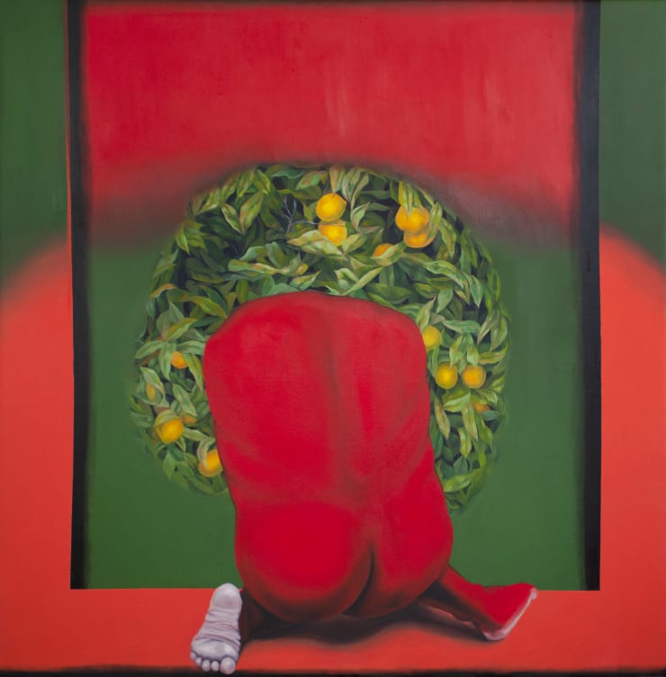 Brittney Leeanne Williams Complementary Prayer, 2021 oil on canvas 58 x 58 in 147.3 x 147.3 cm