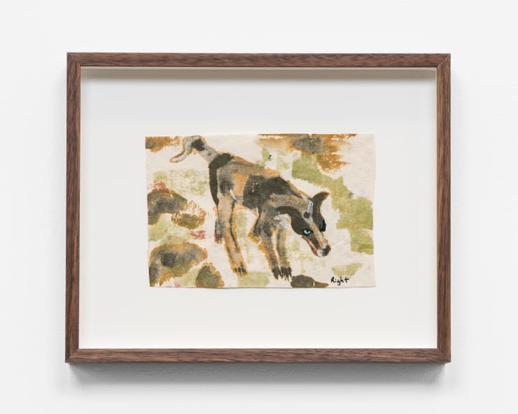 Maia Cruz Palileo Right, 2025 watercolor and gouache on paper 4 1/4 x 6 in (artwork) 10.8 x 15.2 cm 8 1/4 x 10 1/4 x 1 3/8 in (framed) 21 x 26 x 3.5 cm