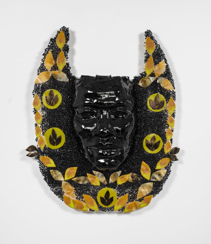 Layo Bright Have and To Hold III, 2022 kiln formed glass 30 x 26 in 76.2 x 66 cm