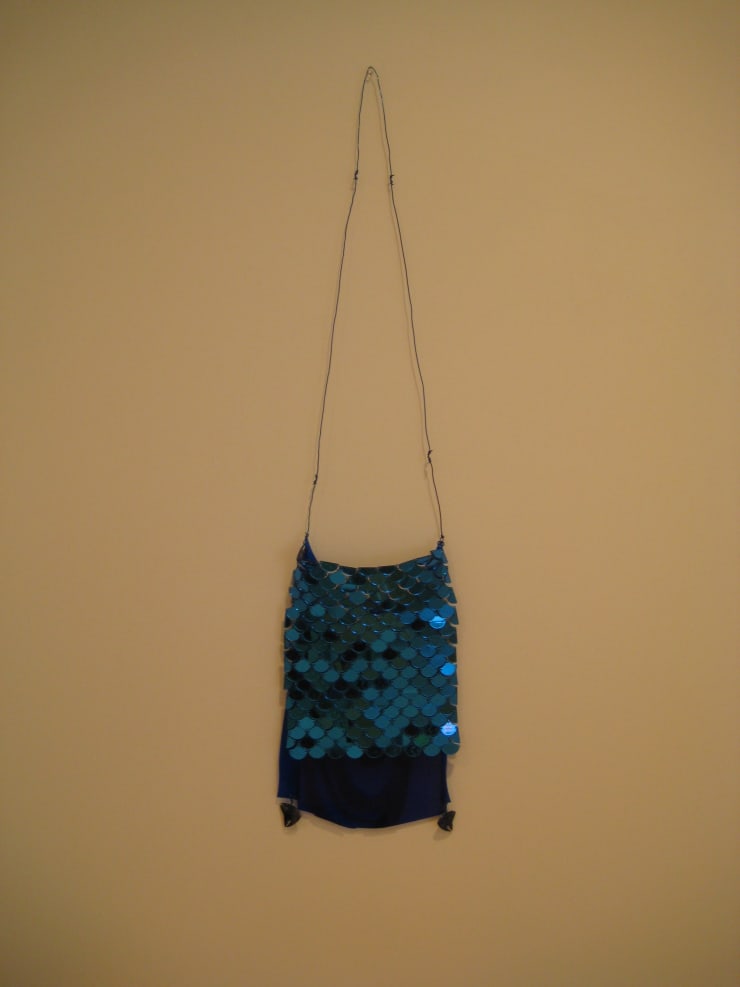 Dan Gunn Untitled, 2011 Plexiglas, wire and stone beads 40 x 10 x 3 in 101.6 x 25.4 x 7.6 cm