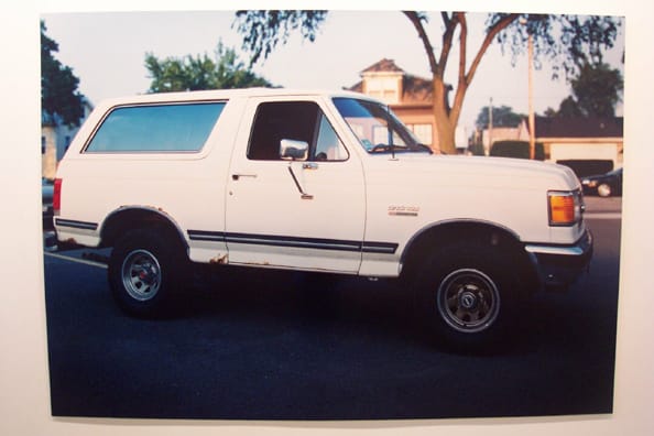 Rashid Johnson White Bronco (things I'll Buy When I Get My Reparations Check), 2003 chromogenic development print archivally mounted on Sintra 40 x 50 in. 101.6 x 127.0 x 0.0 cm 2 AP