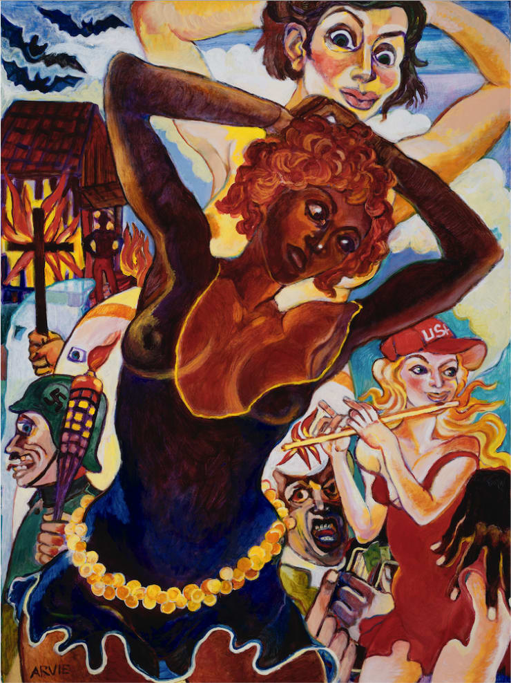 Arvie Smith Dance to the Music, 2019 oil on canvas 40 x 30 in 101.6 x 76.2 cm