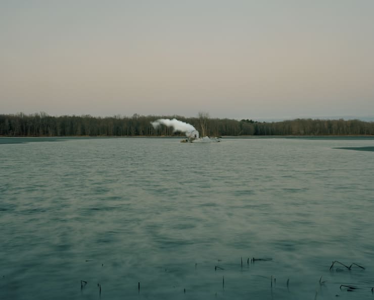 Carrie Schneider, Burning House (April, midday), 2010