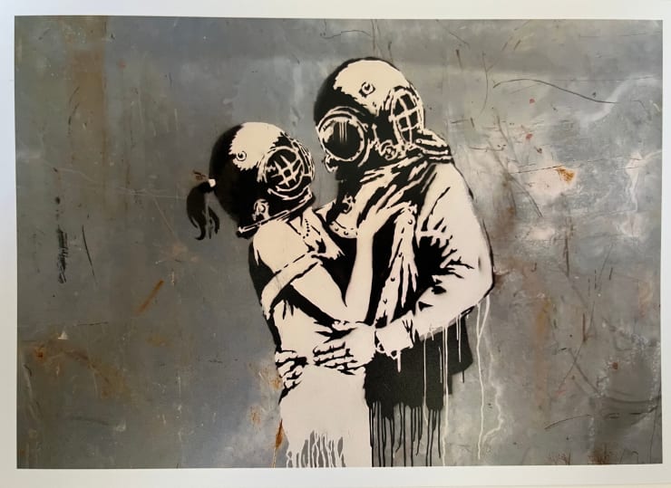 Banksy, Original photos of "Think Tank" . (not for sale), 2002