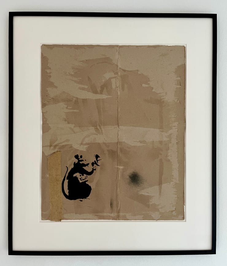 Banksy, "Radar Rat" (RESERVED), 2003