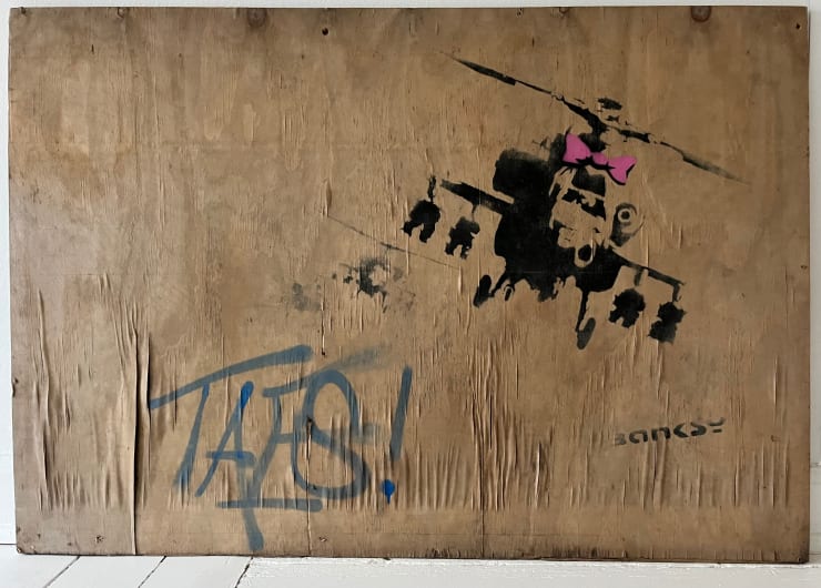 Banksy, Happy Choppers (Huge version)., 2002