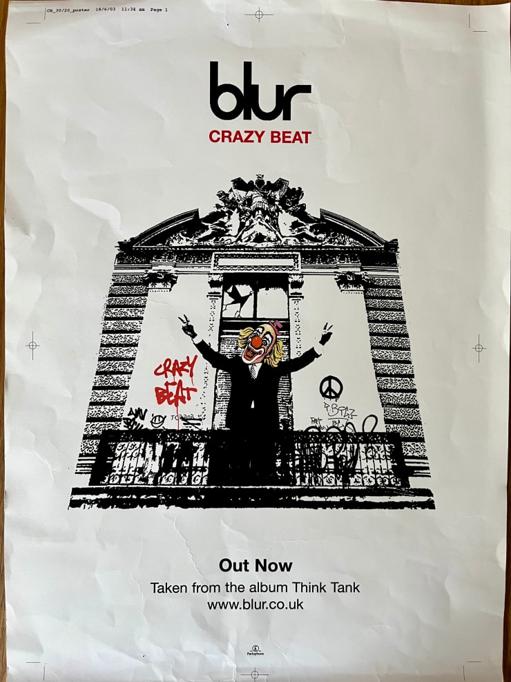 Banksy, "Crazy Beat original art direction by Banksy"., 2003