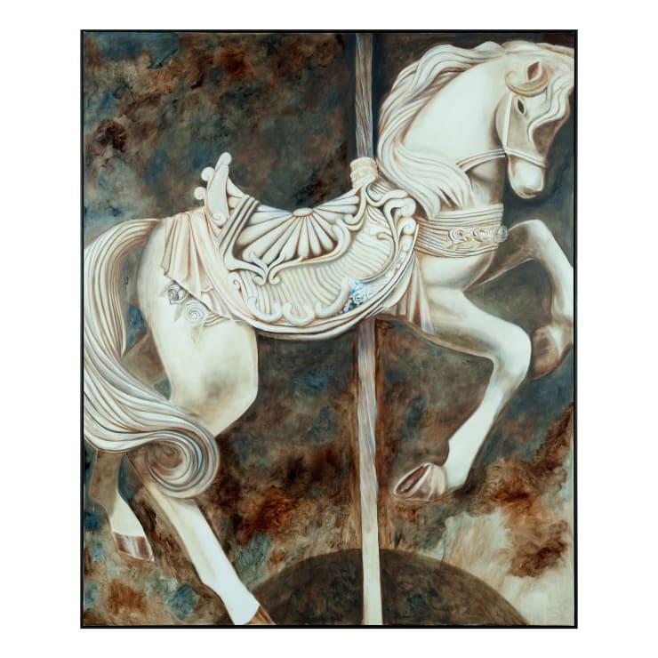 Michael Fink, Untitled (carousel horse), 2022