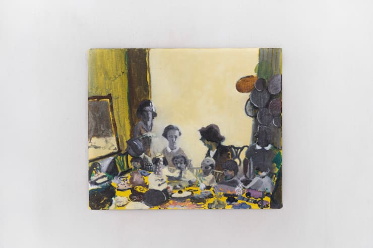 Norman Hyams, Party (Yellow Tablecloth), 2022