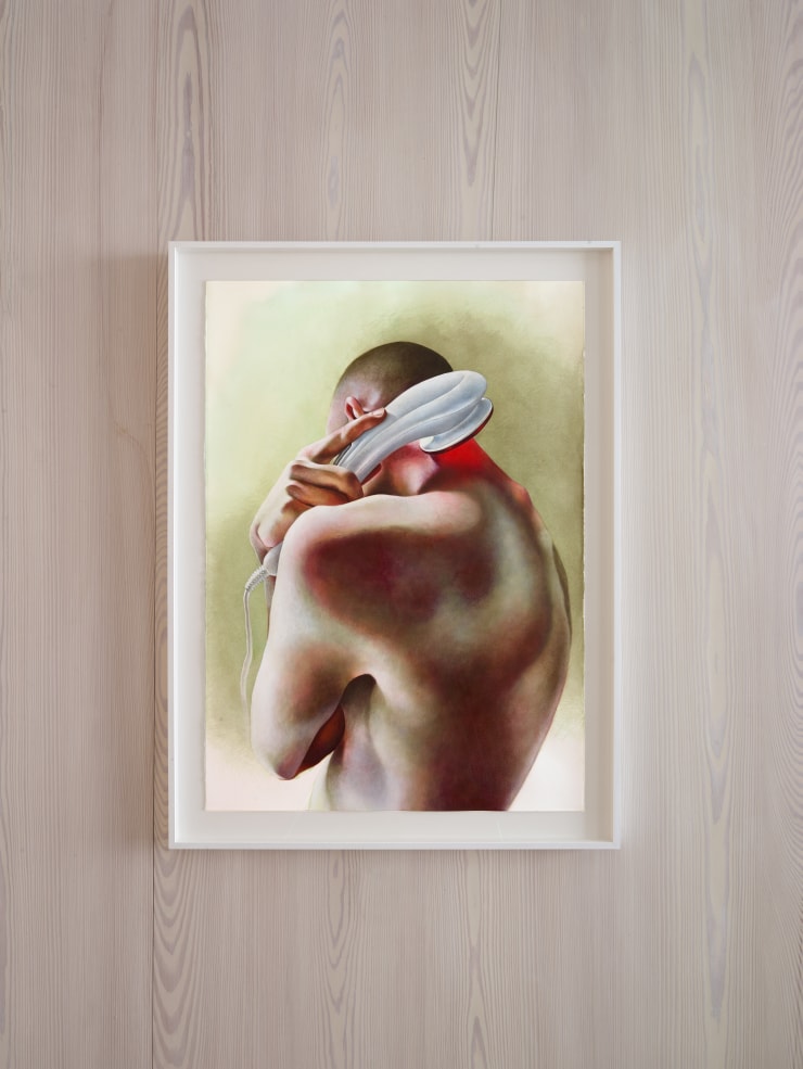 Lukas Luzius Leichtle, Untitled (study for infrared), 2022