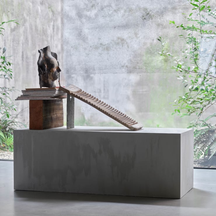 Anousha Payne, Painted tree (asleep), 2024