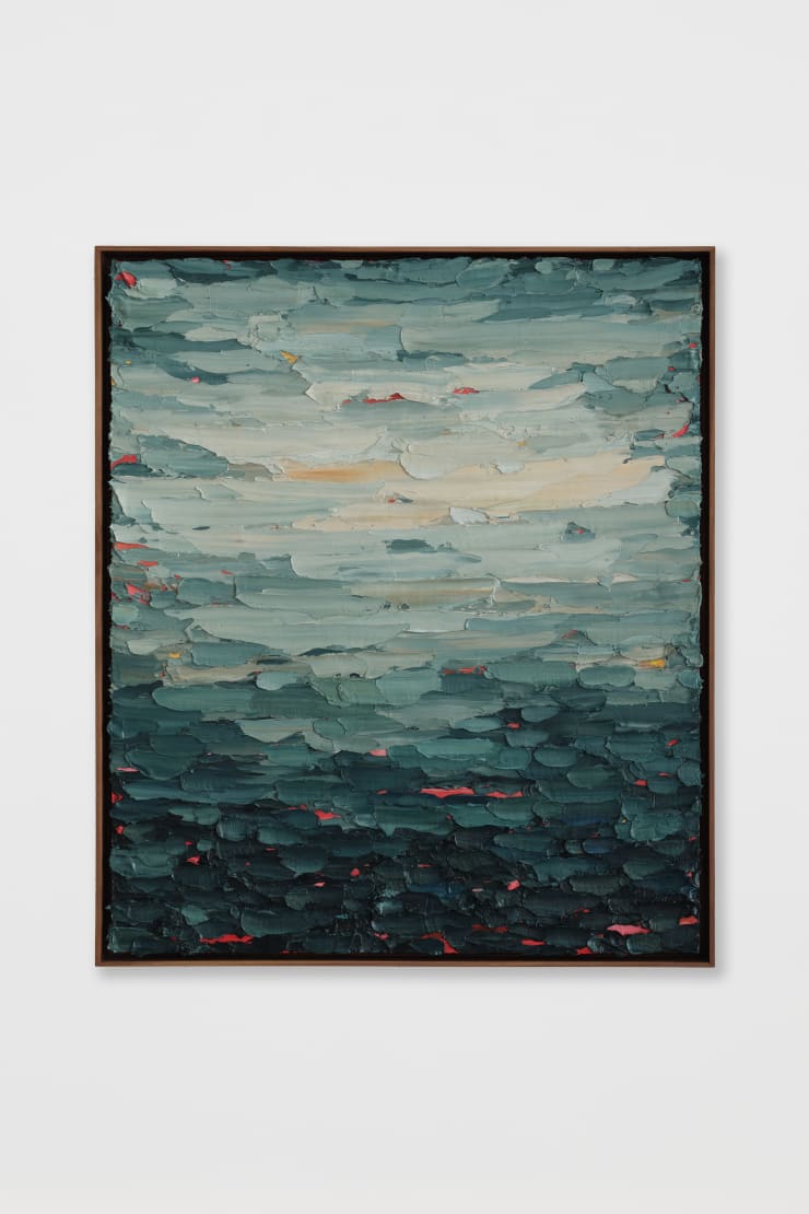 Jake Aikman, Seascape Aggregate (close to the sun) II, 2025