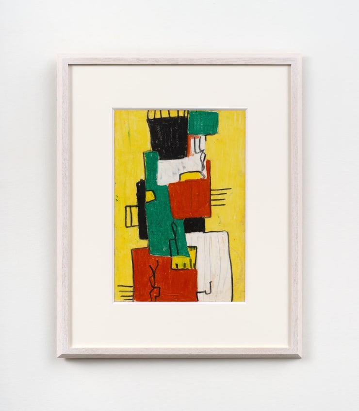 Saori (Madokoro) Akutagawa Untitled (D-12/25) Oil pastel on paper 14 x 9 7/8 in 35.6 x 25.2 cm