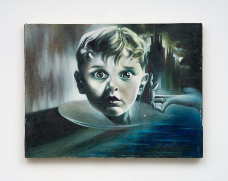 Sawako Goda Boy's Head, 1979 Oil on canvas, framed 17 3/4 x 24 in (45.2 x 60.8 cm)