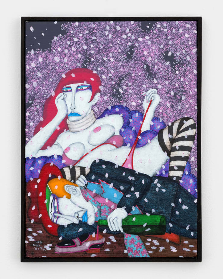 Cherry Blossoms in the Night at Koiso