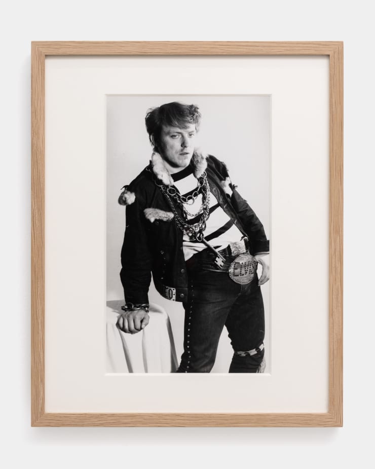 Karlheinz Weinberger Romeo (Werner Berger, Leader of the Revenger Gang), Zurich, 1962 Black and white photograph. Vintage. Print: 9 3/8 x 5 5/8 in (23.8 x 14.2 cm) Framed: 12 1/2 x 10 1/8 in (31.7 x 25.7 cm)