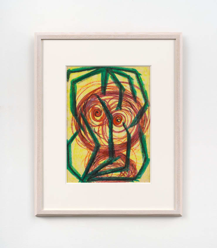 Saori (Madokoro) Akutagawa Untitled (B-10/21) Oil pastel on paper 13 5/8 x 9 5/8 in 34.5 x 24.5 cm