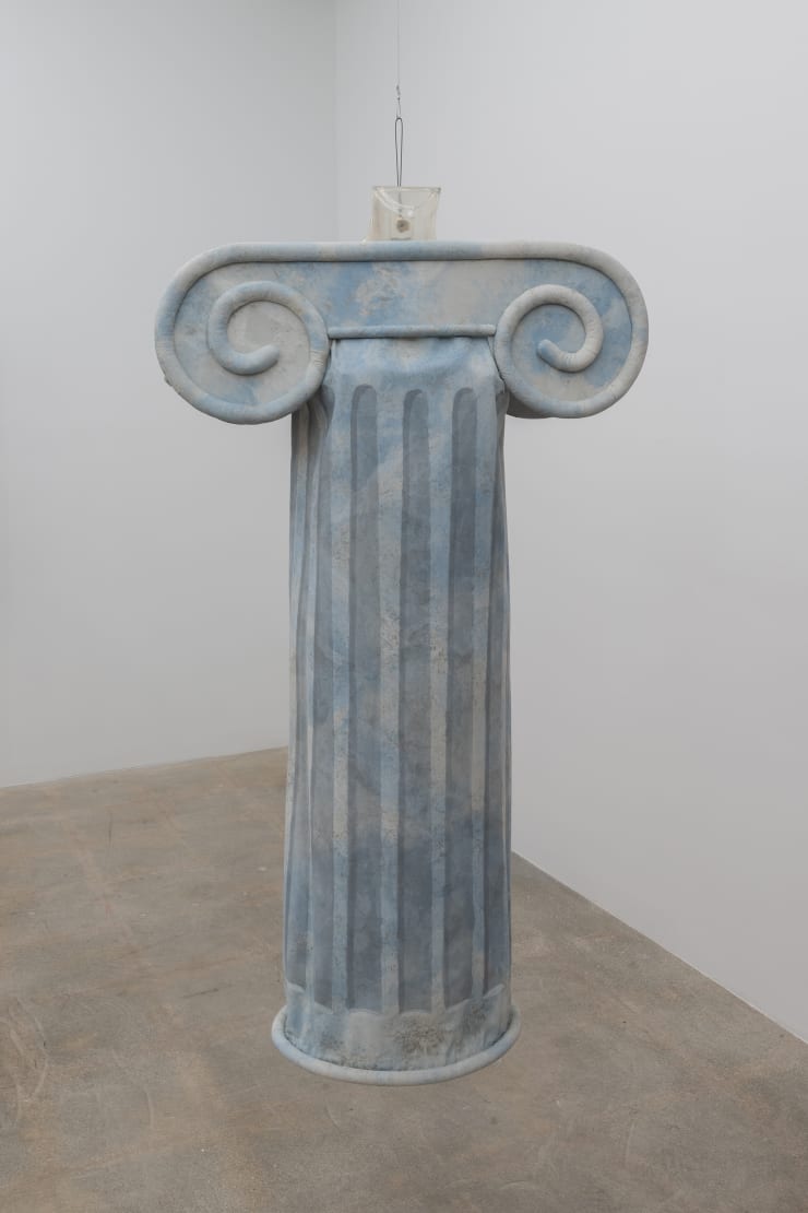 Adelle Lutz Urban Camouflage Clothing: Column Dress, 1986 Mixed media.