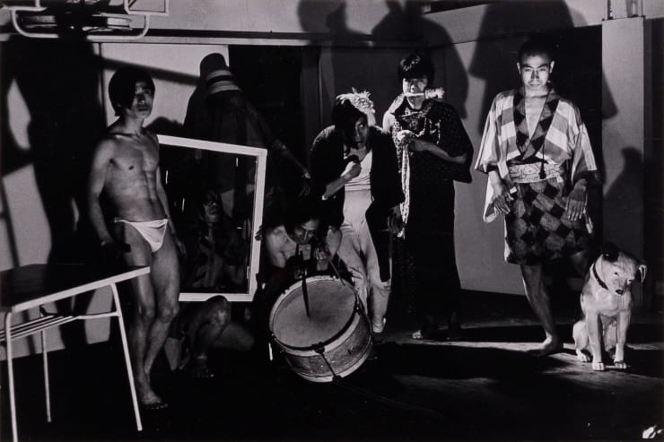 Tatsumi Hijikata - Archive 中谷忠雄: アスベスト館ハプニング, Photograph by Tadao Nakatani, Asbestos Hall Happening, 1968 19 5/8 x 16 1/4 in 49.8 x 41.3 cm