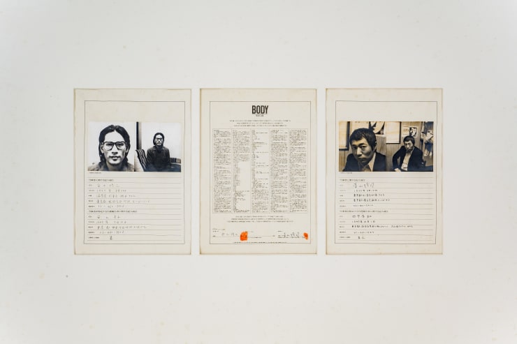 Body : contract #54 / Shuji Terayama