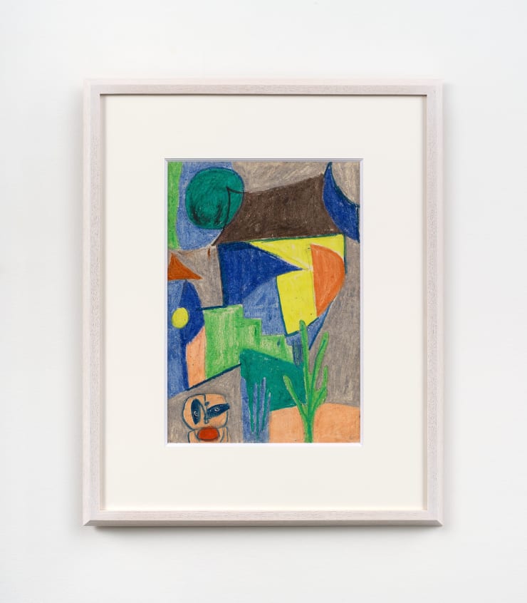 Saori (Madokoro) Akutagawa Untitled (F-22/24) Oil pastel on paper 14 1/8 x 9 3/4 in 36 x 24.6 cm