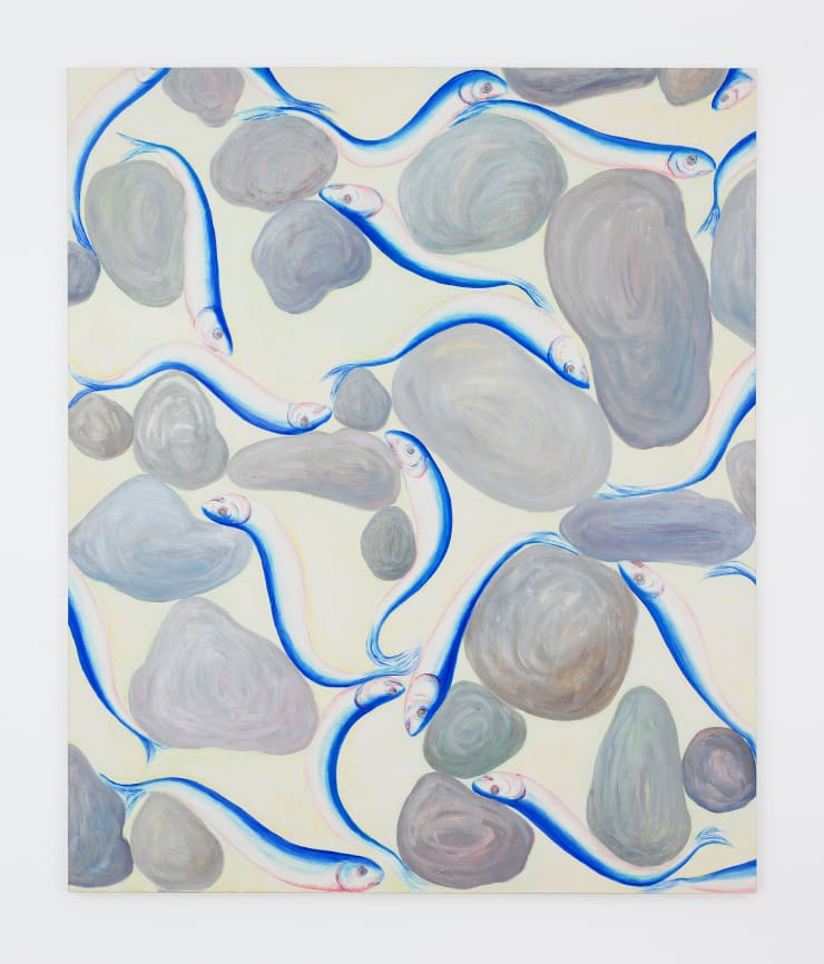 Shigeru Hasegawa Oil on cotton 76 3/8 x 63 3/4 in 194 x 162 cm