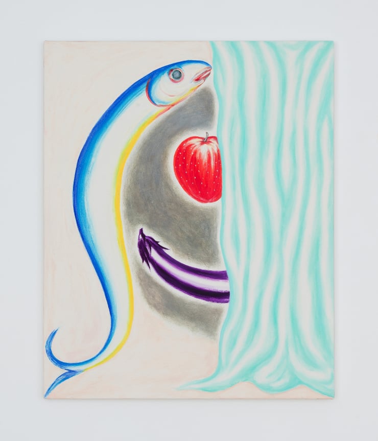 Shigeru Hasegawa Oil on cotton 31 5/8 x 25 5/8 in 80.3 x 65.2 cm