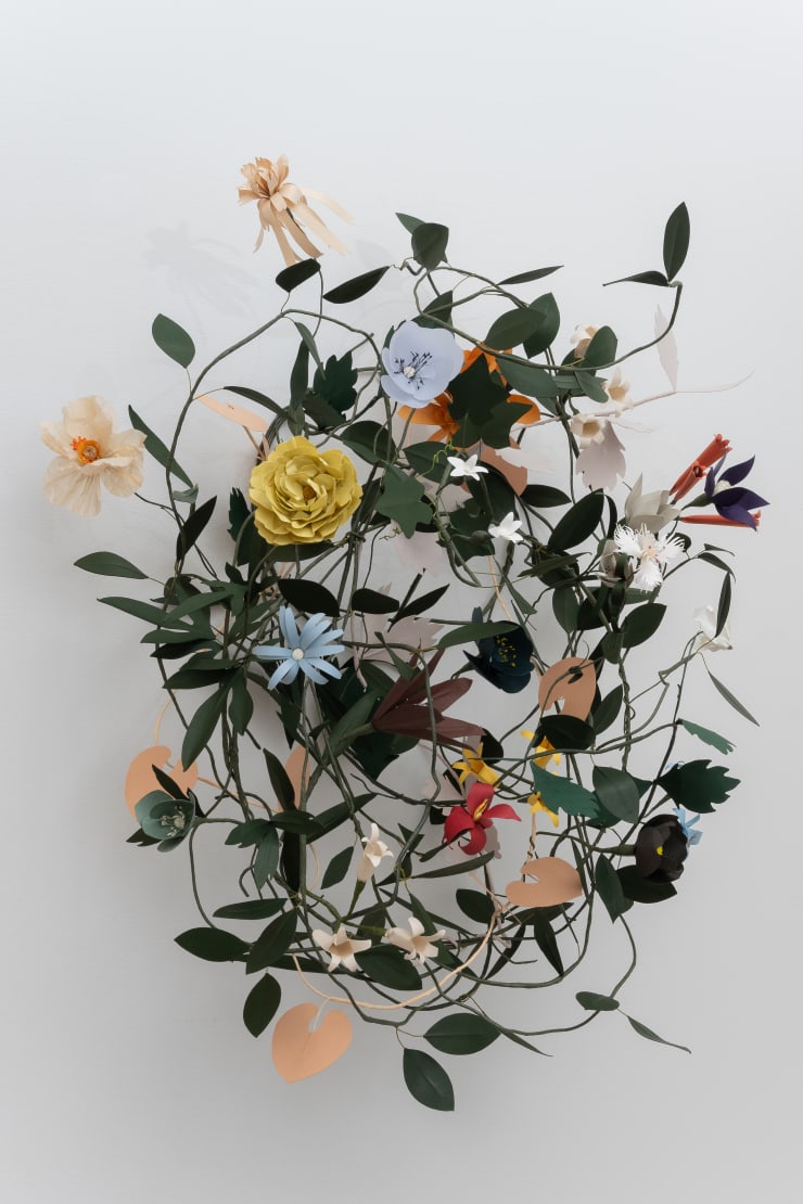 Megumi Shinozaki: edenworks Untitled, 2020 Paper, Wire, Stone