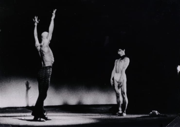 Tatsumi Hijikata - Archive 大辻清司: 禁色（改訂版）, Photograph by Kiyoji Ōtsuji, Forbidden Colors 2nd Performance, 1959 height 7 5/8 in height 19.5 cm
