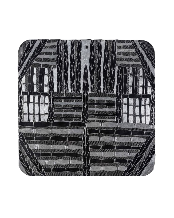 Yoku, 2023 Etched aluminium 60 x 60 cm