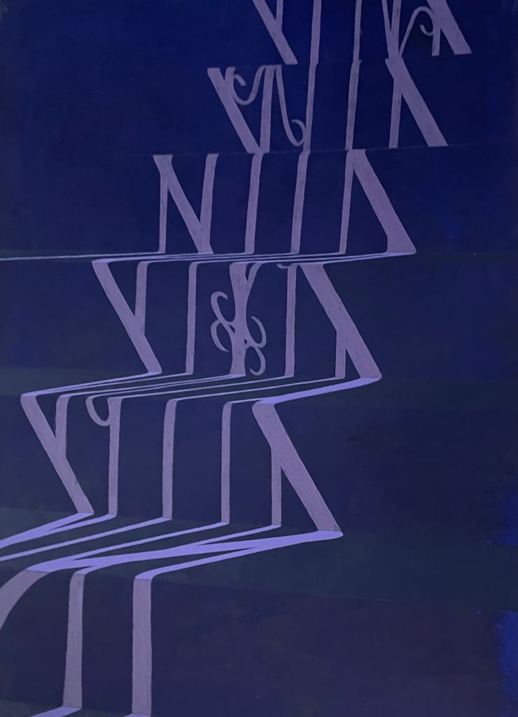 Painted Shadow, 1981 Acrylic on canvas 91.5 x 66 cm