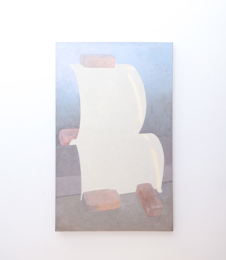 Tony Woods, Cardboard and bricks, 1985