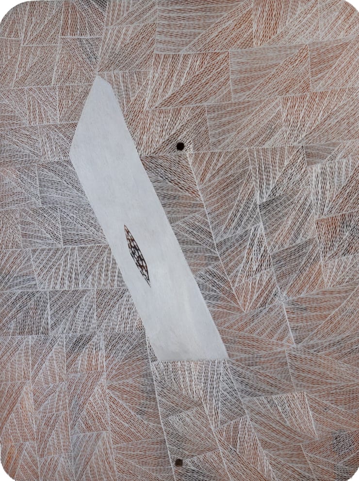 Yalata, 2022 Etched aluminium found street sign 79 x 60 cm 31 1/8 x 23 5/8 in