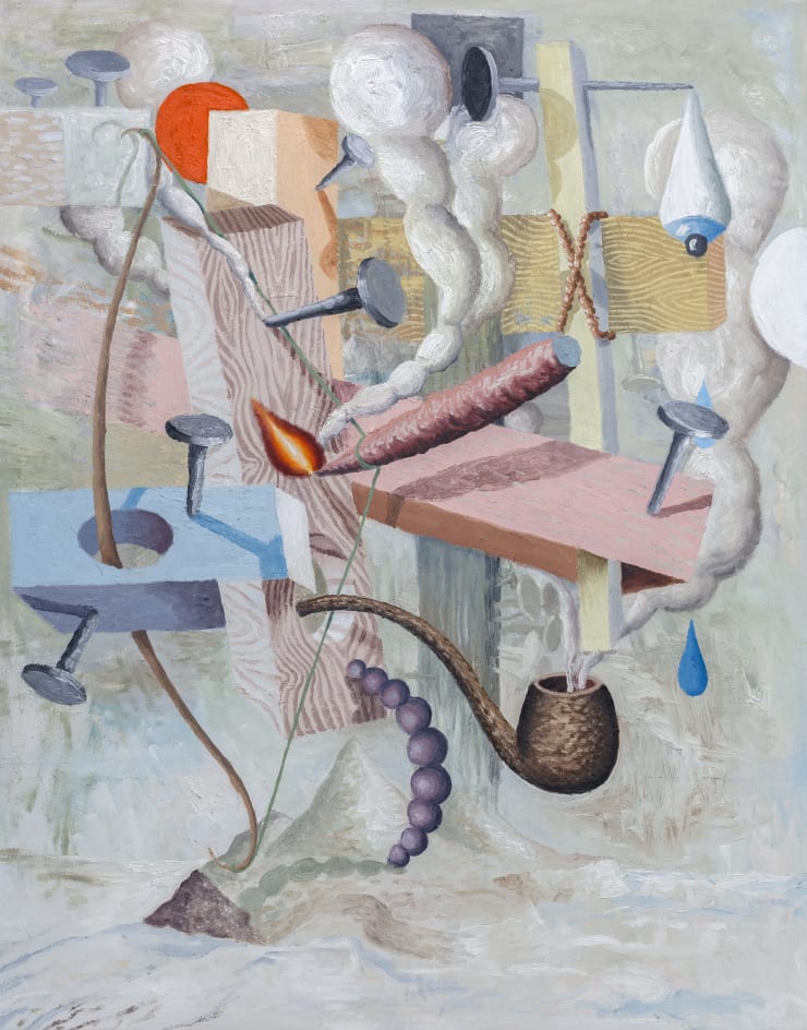 Fading Gestures, 2022 Oil on Canvas 100cm x 80cm