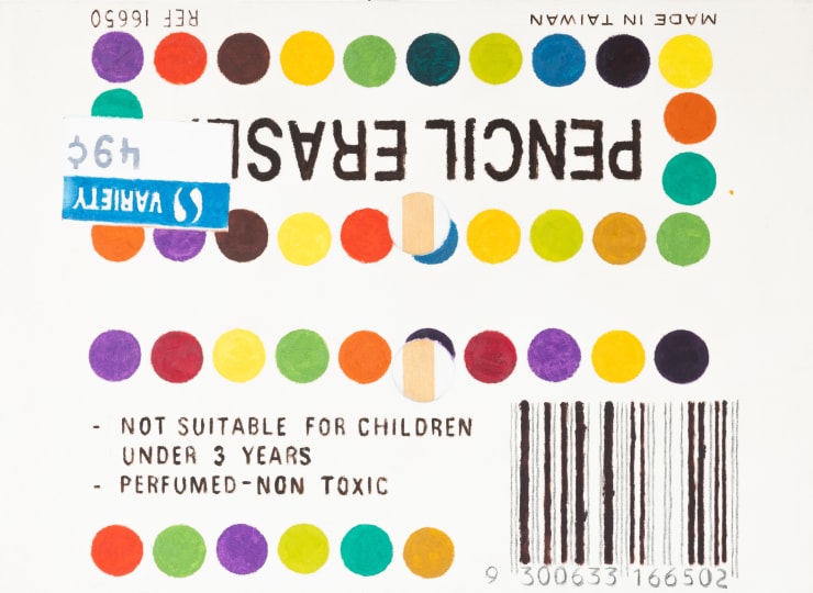 Found in Fitzroy, 1989 Oil on linen 95 x 120 cm