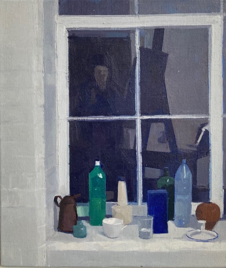 Studio Window at Night