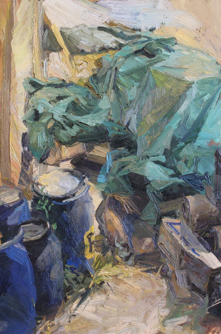 Tim Patrick La Fattoria, 2022 Oil on board 60 x 40cm