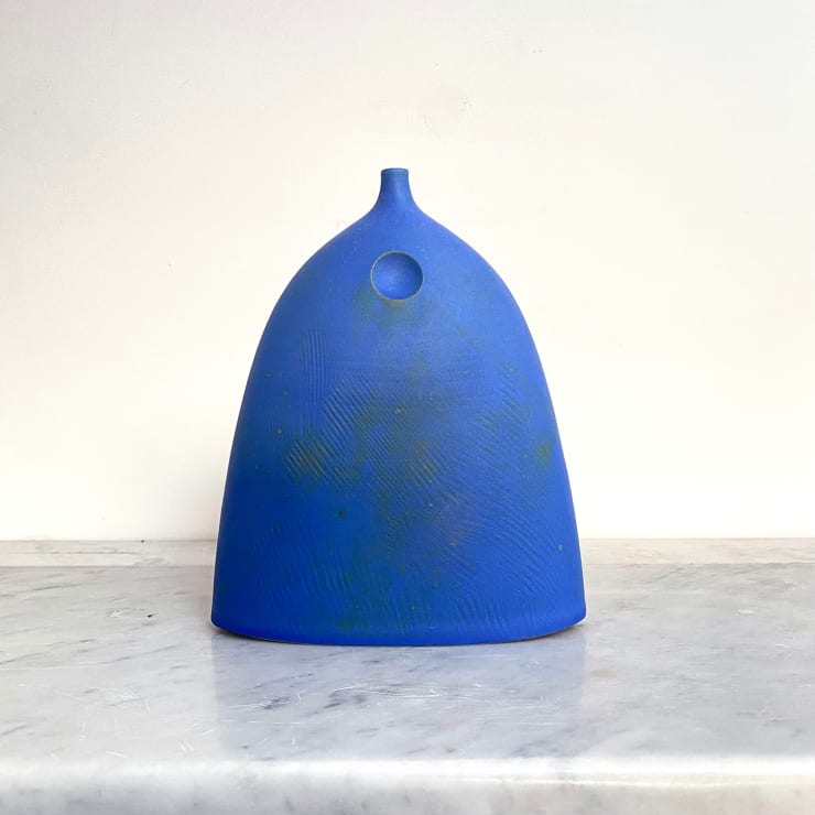 Moon Vase Cobalt