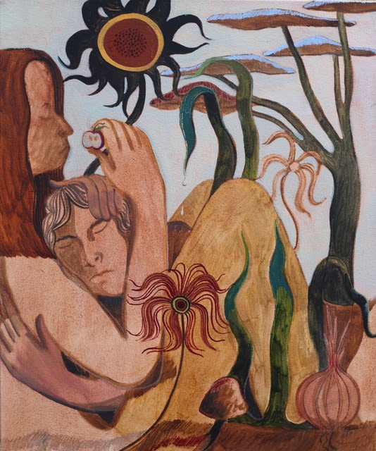 She Cradled His Head Under Her Palm