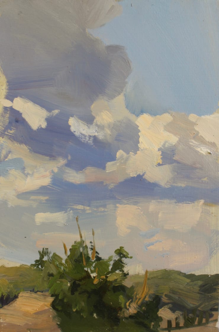 Tim Patrick Cielo, 2022 Oil on board 40.5 x 61.5cm